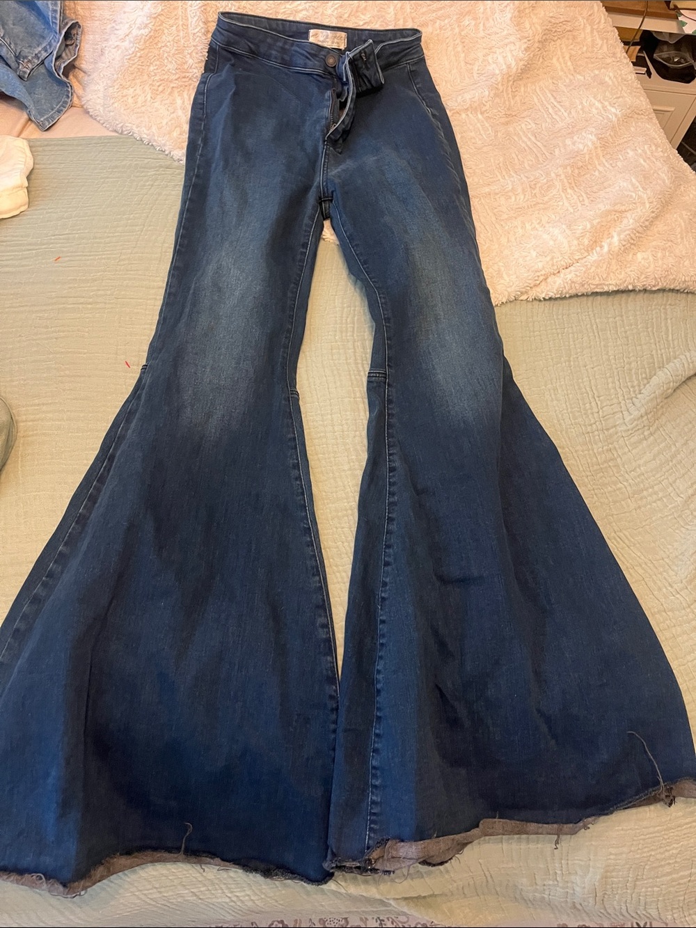 Free People Dark Blue Flared Women’s Jeans